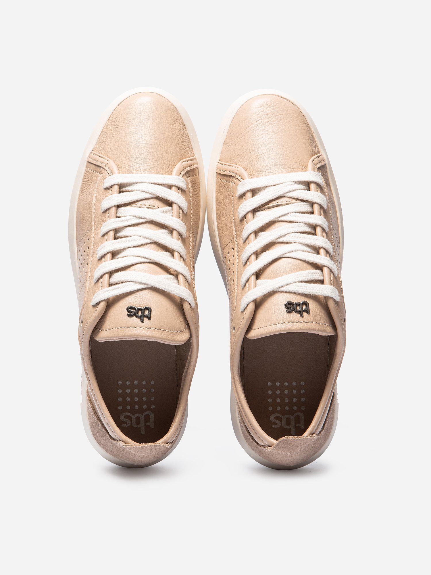 Tennis Femme Confort Purefoam En Cuir Blush