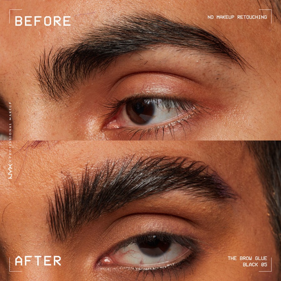 NYX Professional Makeup The Brow Glue Instant Styler 05 Black 5g