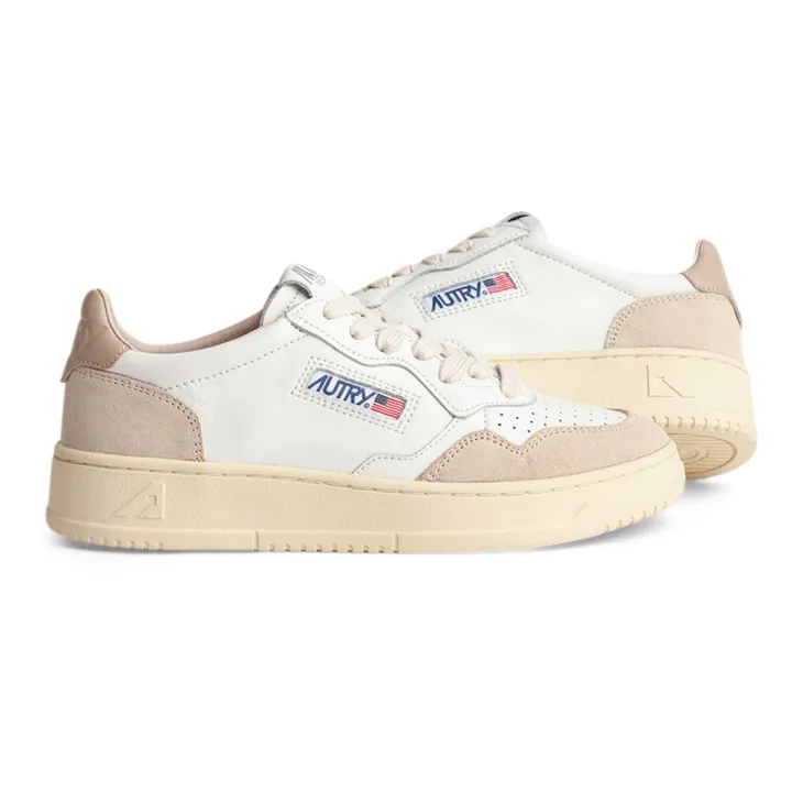 Autry Baskets Medalist Low Cuir/Suède | Beige