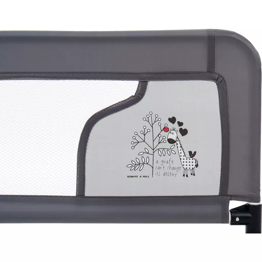 fillikid Bettgitter Alex 135 cm für Standard- und Boxspringbetten Grau