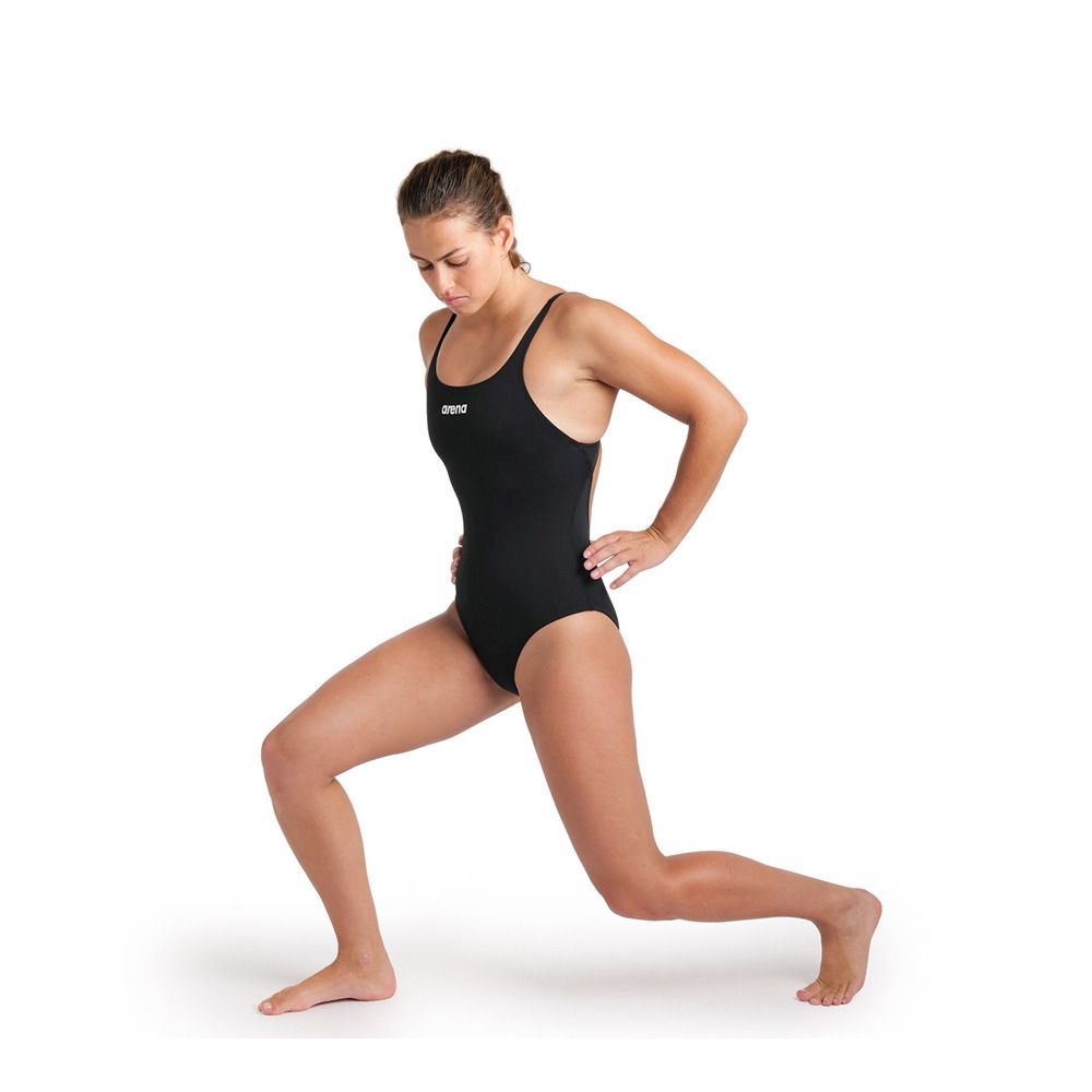 Arena TEAM - Maillot de bain 1 pièce Femme black/white