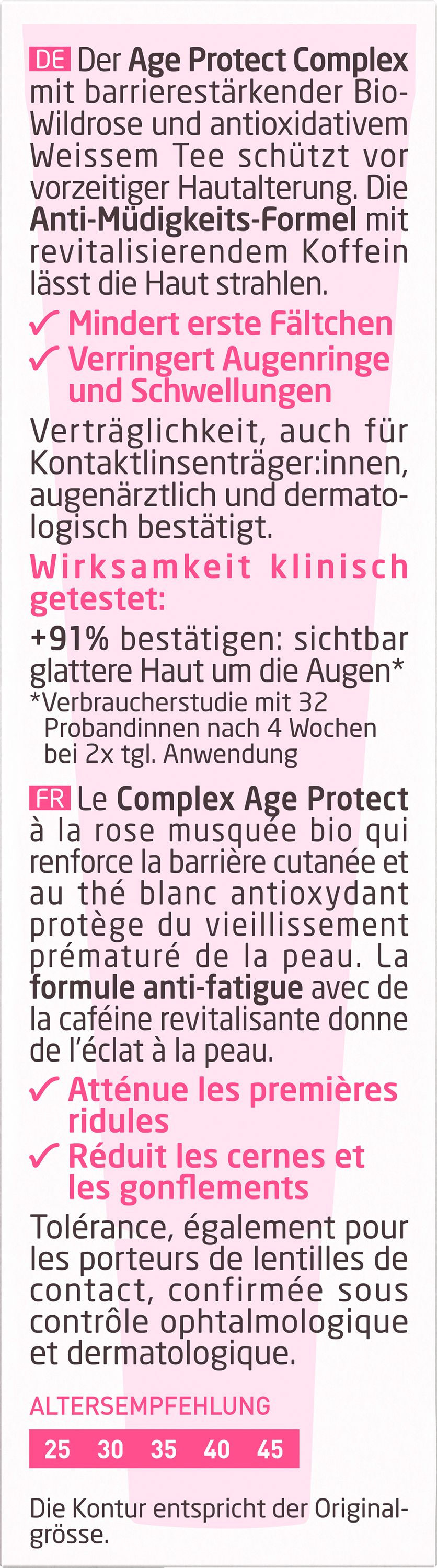 Weleda Glättende Augenpflege Wildrose & Weißer Tee mit Anti-Fatigue-Formel