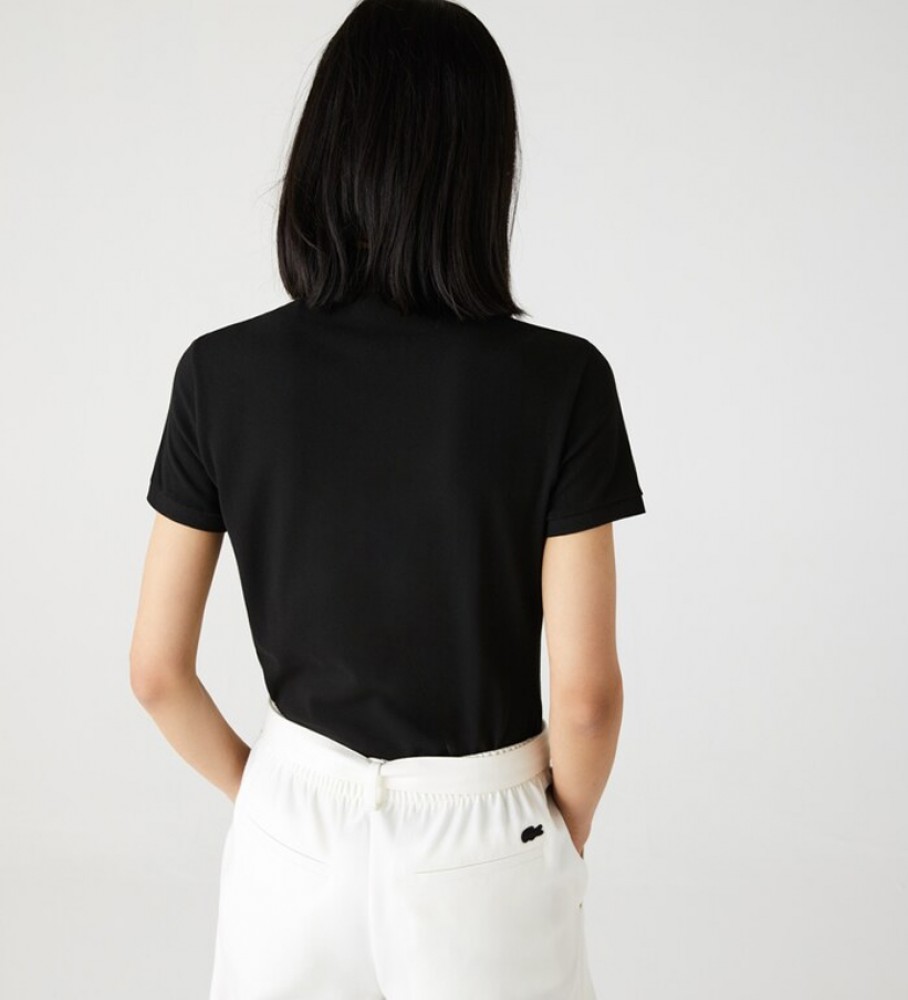 Lacoste Polo Piqué Stretch Preto