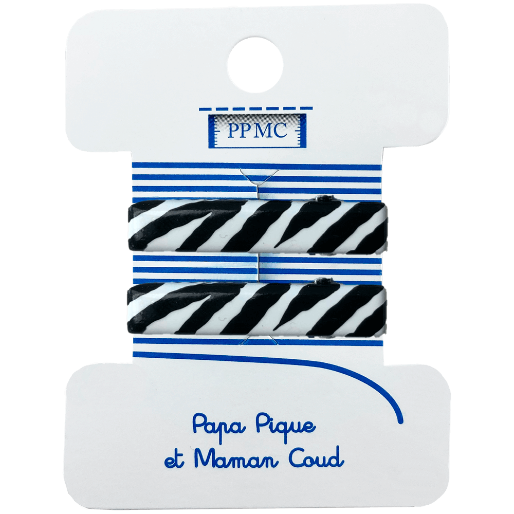 Petite Barrette Croco Zèbre
