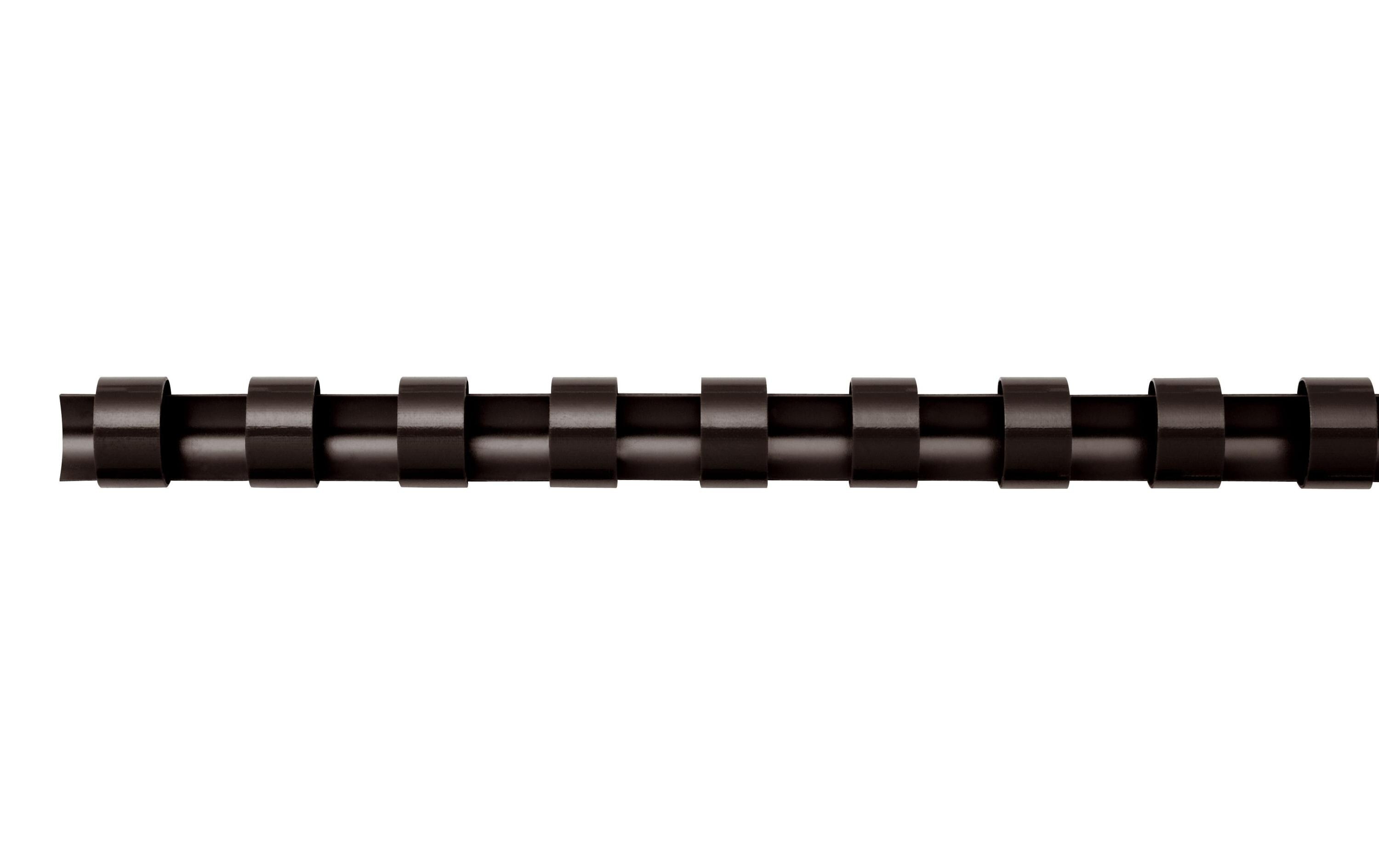 Binderücken 10 mm Schwarz, 25 StückUniversell und flexibel