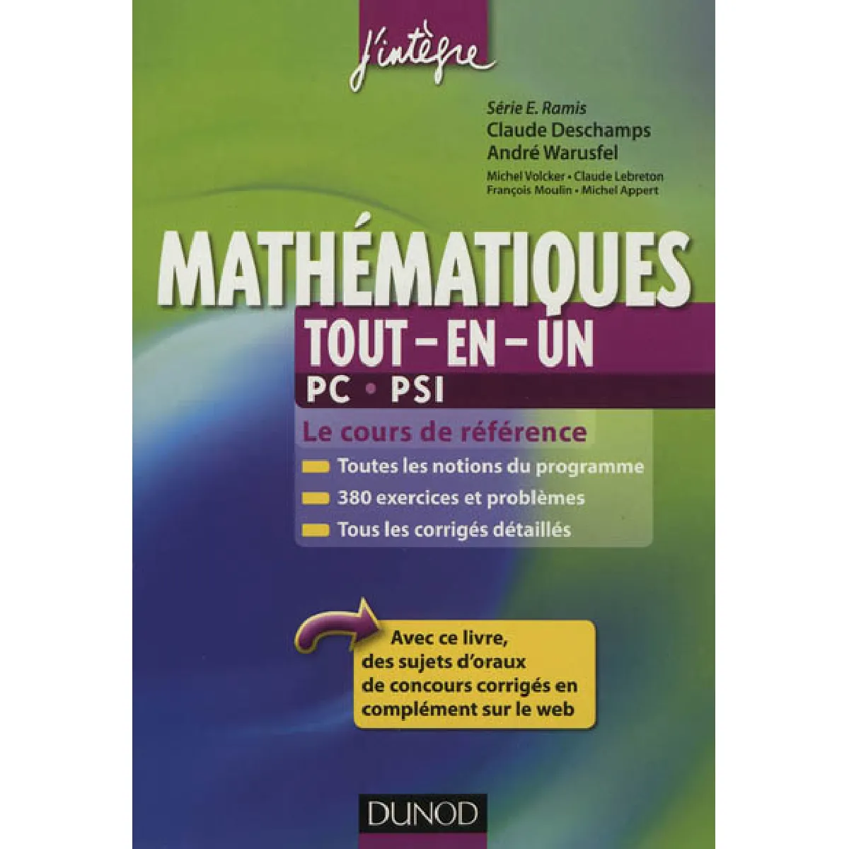 Mathématiques tout-en-un, PC, PSI : le cours de référence · Occasion