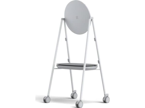 Steelcase - Vogn - for interaktiv flatpanel - grå, arktisk hvitt, tinnfarge - for Microsoft Surface Hub 2S 50
