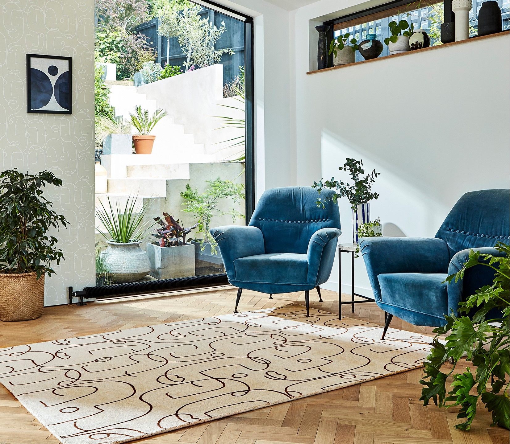 Vloerkleed Charcoal Epsilon  | Scion Rug Collection