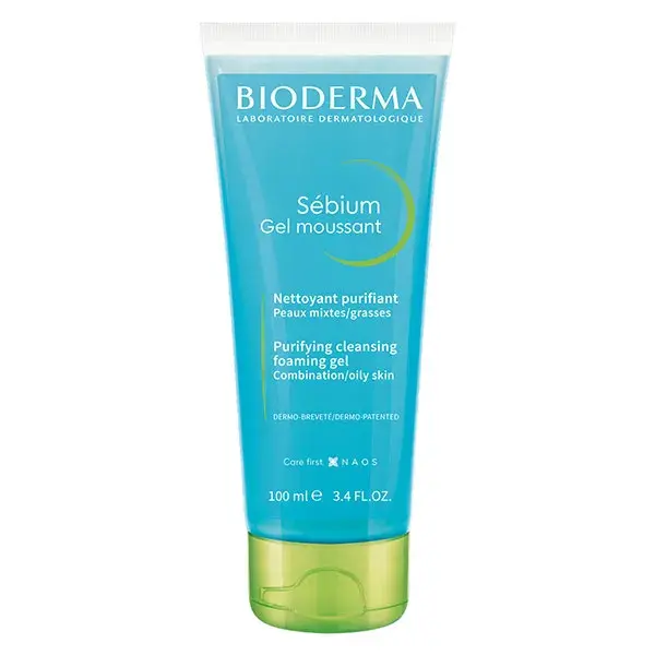 Bioderma Sébium Gel Espumante Purificante para Pele Mista, 100ml