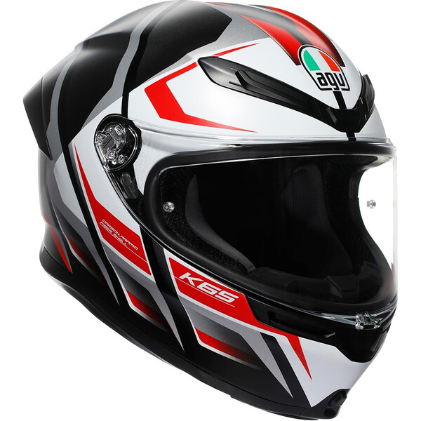 AGV - Casque K6 S Karve Blanc / Noir / Rouge / Mat