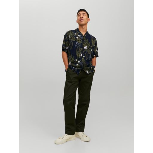 Jack&Jones Resort Kortærmet Skjorte, Perfect Navy, XXL