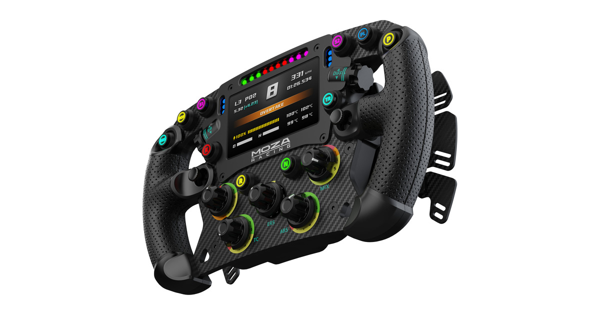 MOZAR12 V2 + FSR 2 + SR-P bundel  (Zwart, Basis, stuur en pedalen)