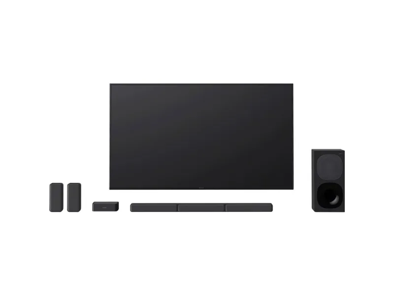Sony HT-S40R - Lydbarsystem - til hjemmebiograf - 5.1-kanal - trådløs - Bluetooth - 600 Watt (Total)