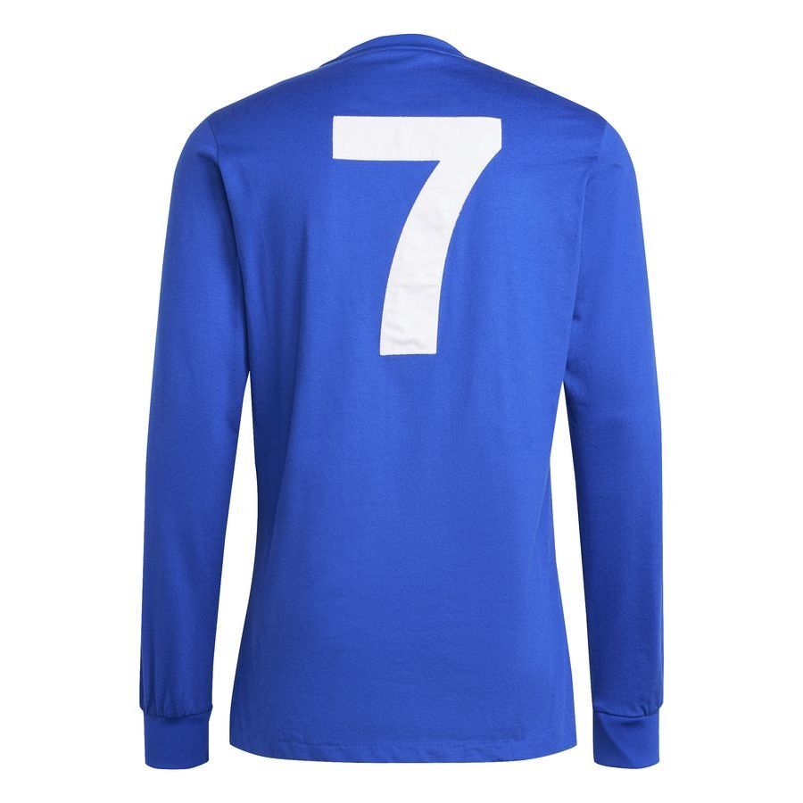Manchester United Maillot George Best - Bleu Manches Longues