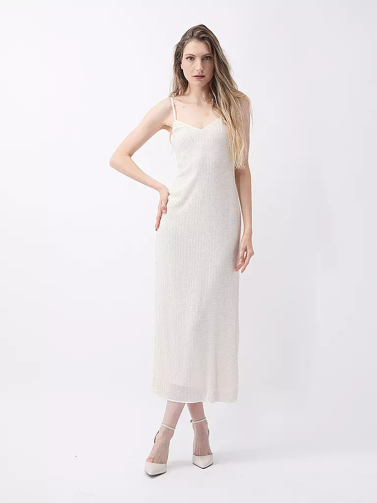 SELF-PORTRAIT Maxikleid beige