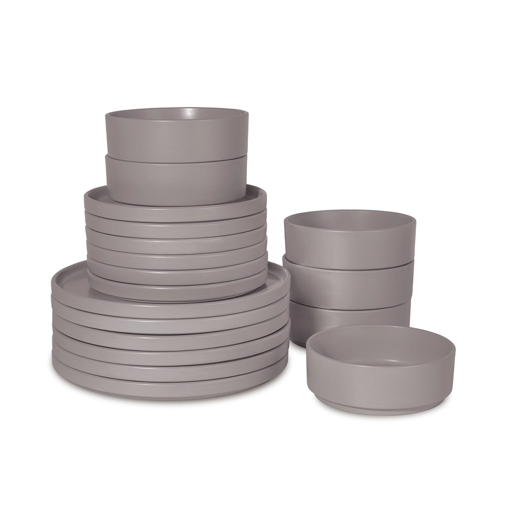 Berlinger Haus 18-teiliges Tellerset Taupe Collection