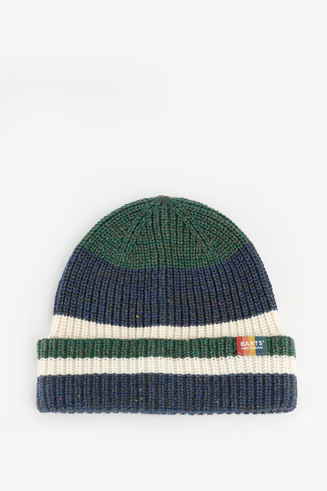 BARTS gekleurde beanie met strepen
