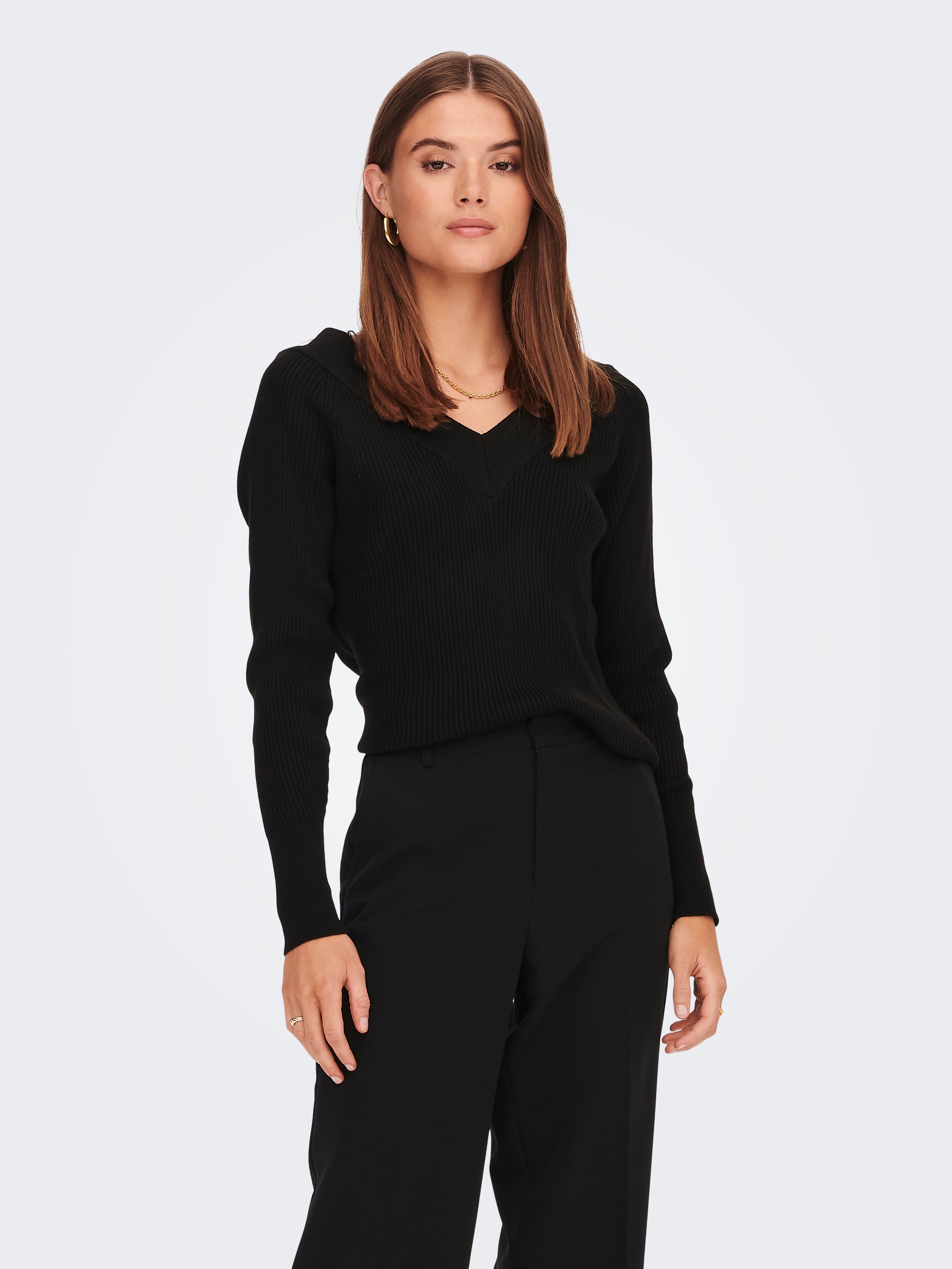 ONLNEW Strickpullover Black