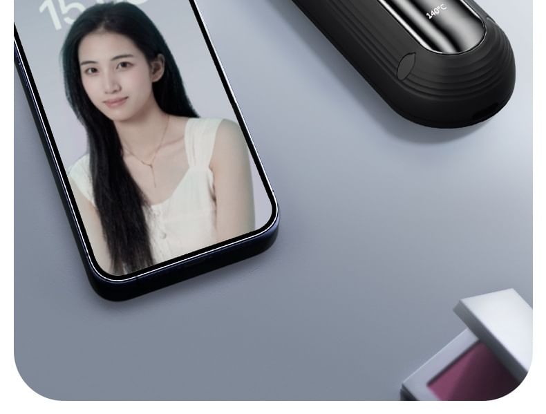 Thalia - USB oplaadbare, verwarmende stijlborstel