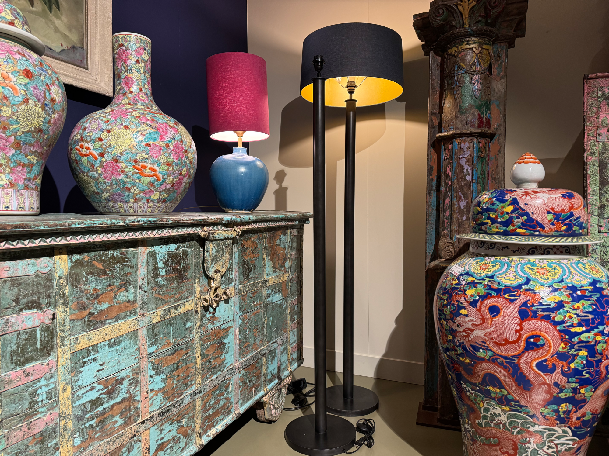 Lampvoet pilaar Vloerlamp pilaar