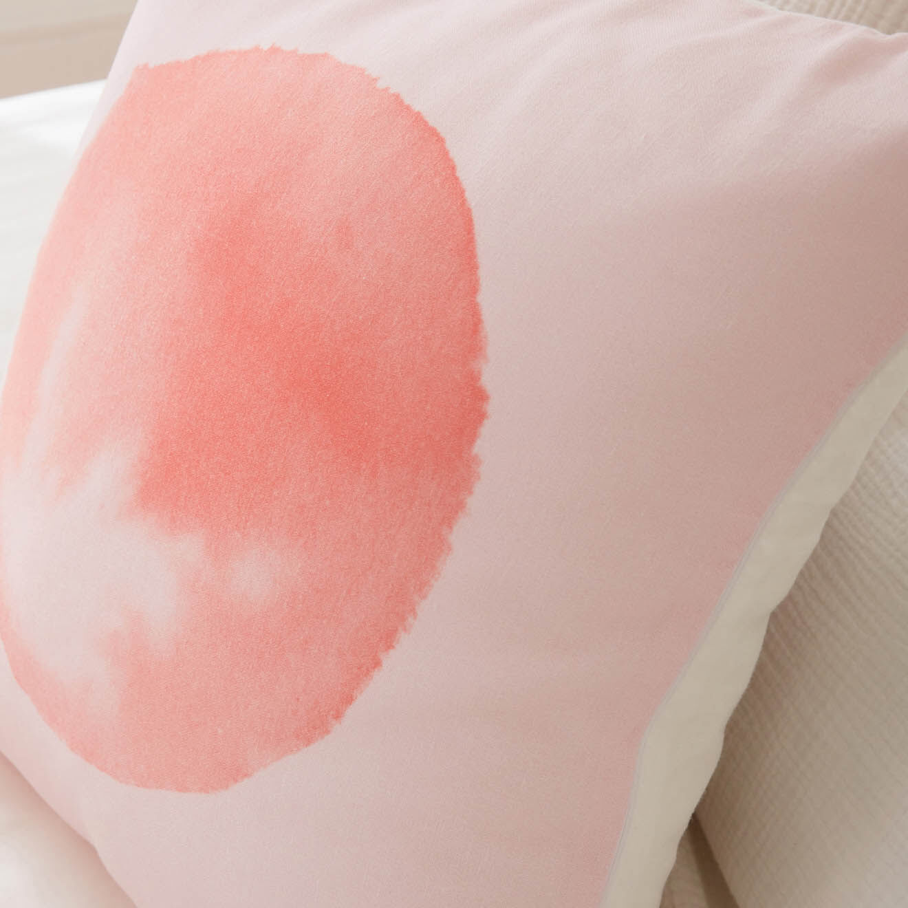 Cyrillus Housse de coussin en Coton & Lin rose - 45x45 cm