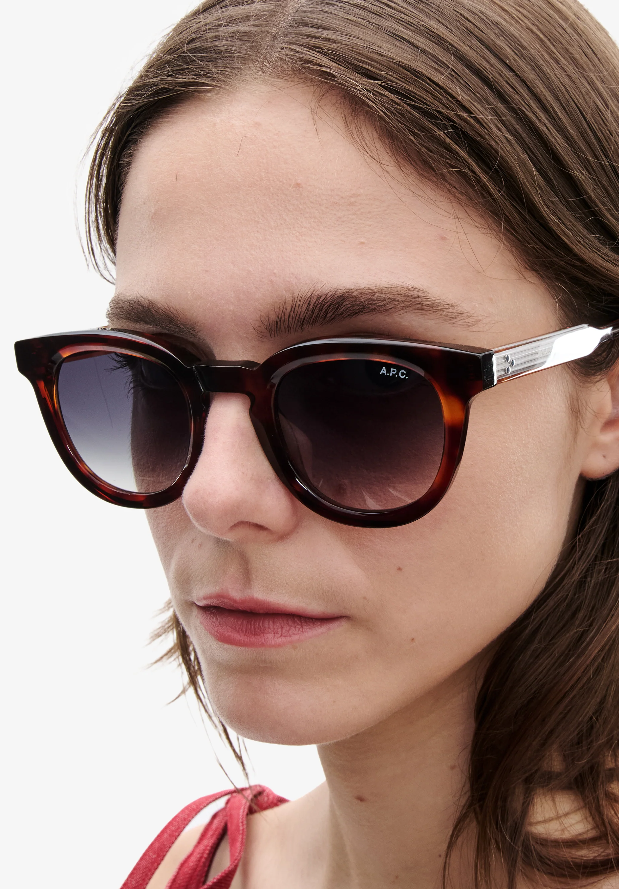 Les Lou - Lunettes de soleil - Whisky / marron
