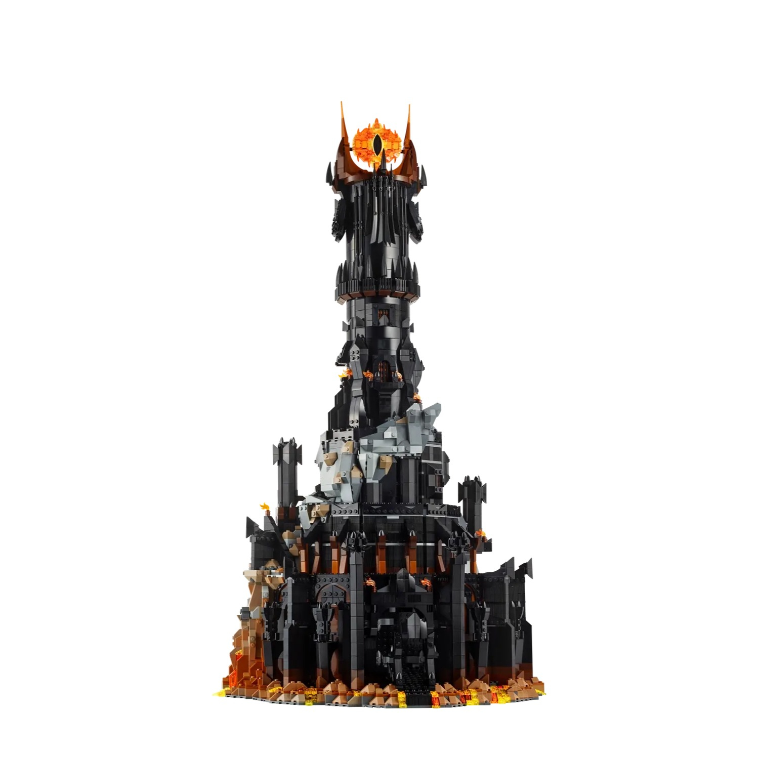 (5471-tlg. Set) Icons Klemmbausteine Der Herr der Ringe Spielzeug Bausatz (10333) Lizenziert - Barad-dûr