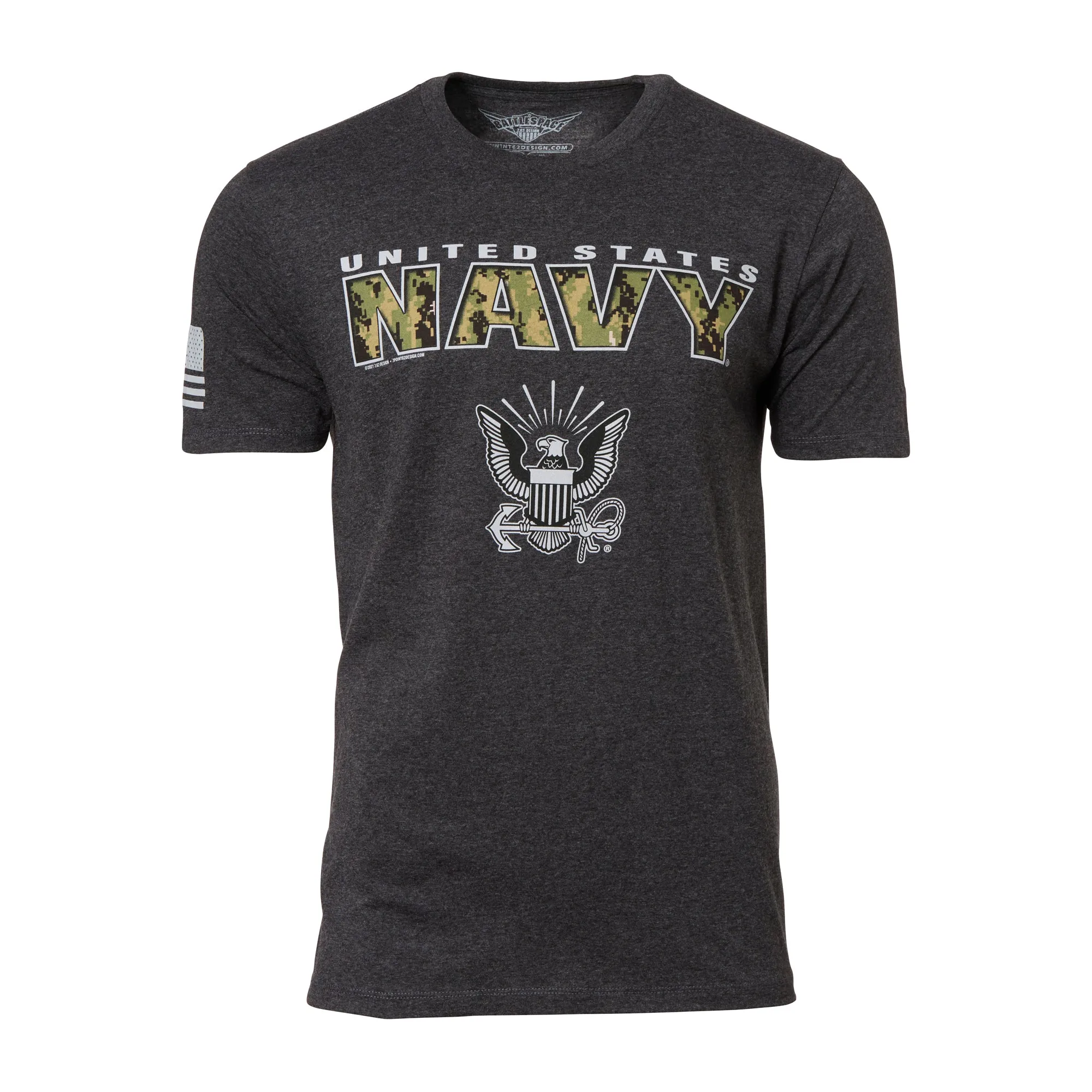 7.62 Design -  T-Shirt USN Camo Text