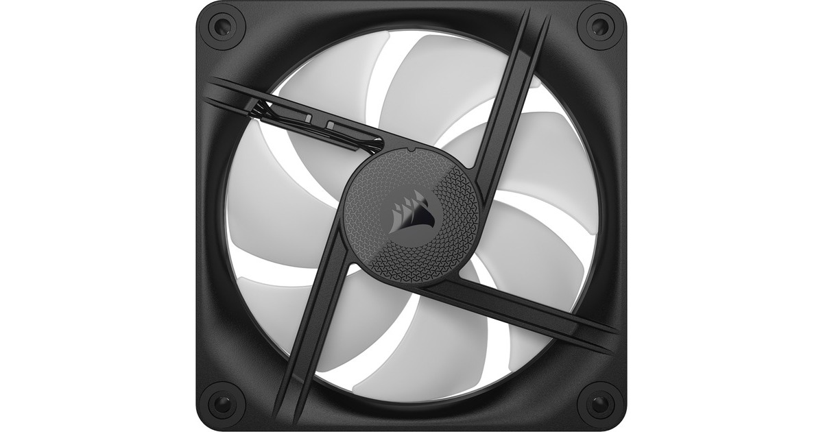 CorsairiCUE LINK LX120-R RGB Reverse Starterskit case fans  (Zwart, 3 stuks, 120 x 120 x 25 mm, PWM)