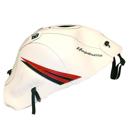 Tapis de réservoir Bagster Blanc/Rouge/Acier