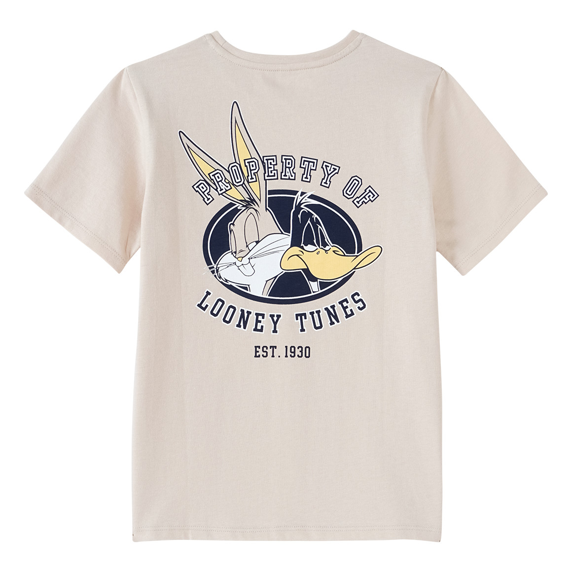 Topolino Looney Tunes T-Shirt mit Rücken-Print beige