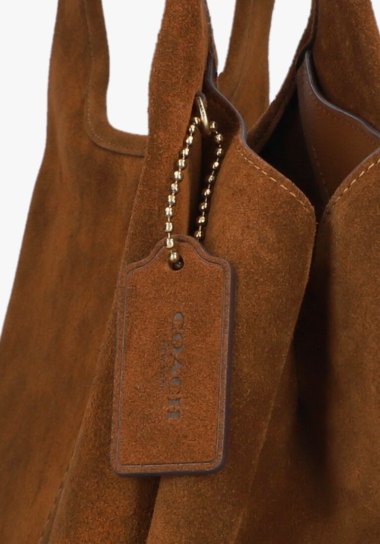 bruine coach schoudertas lana shoulder bag