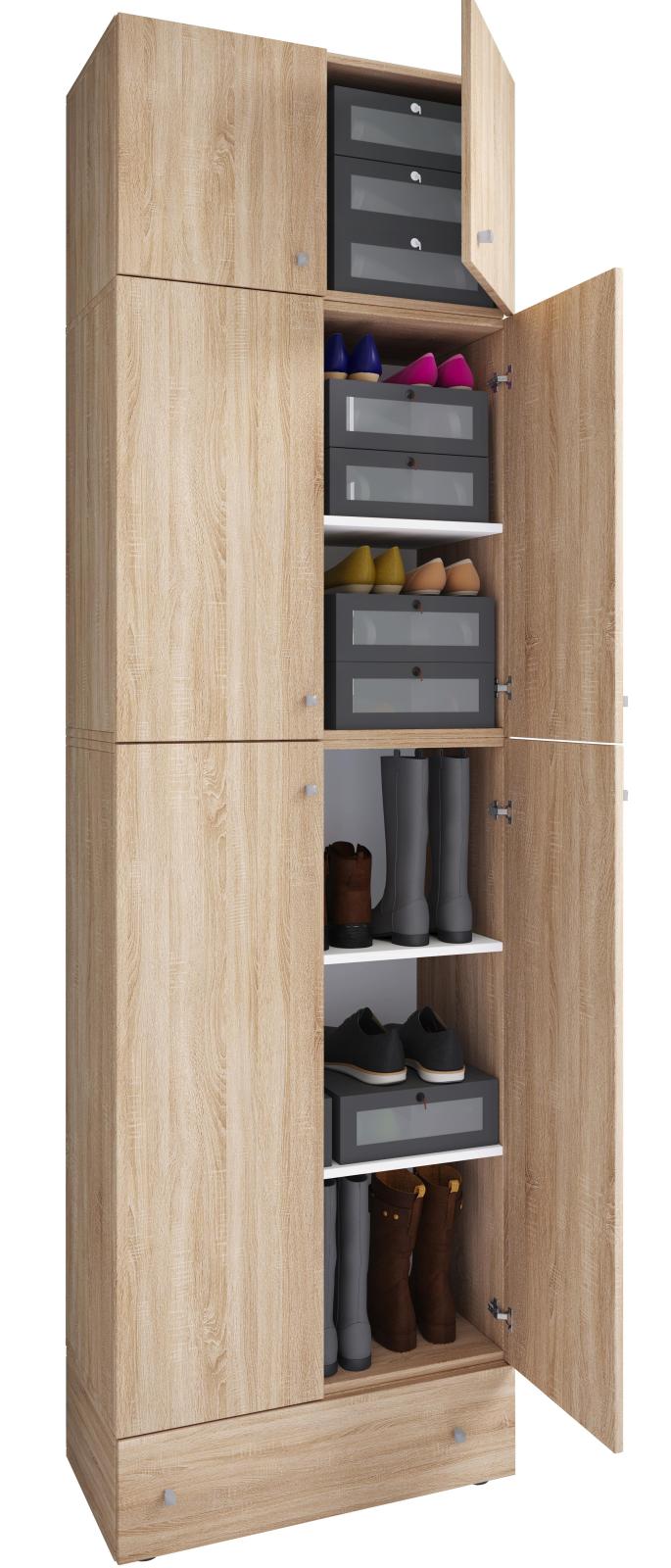 Mehrzweckschrank LONA XXL - Sonoma Eiche - Holz - 240 cm