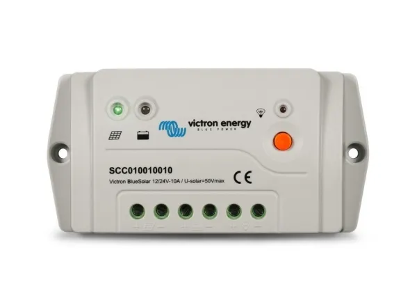 Victron Energy BlueSolar PWM-Pro Charge Controller 12/24V-10A Solcelle-opladningsregulator PWM 12 V, 24 V 10 A