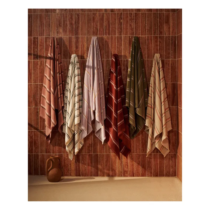 Købn Serviette de bain en coton bio | Terracotta