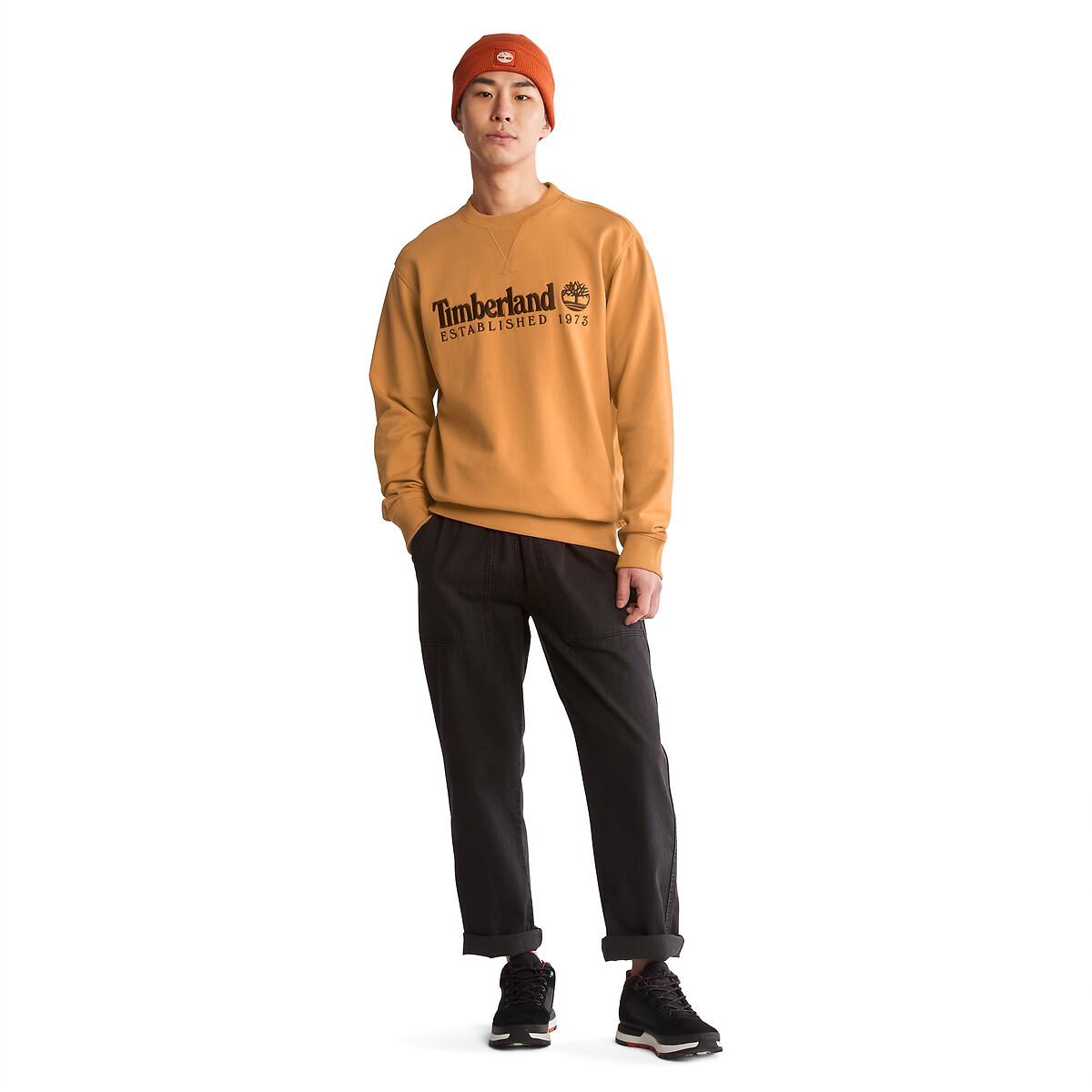 Suéter Timberland com logotipo bordado