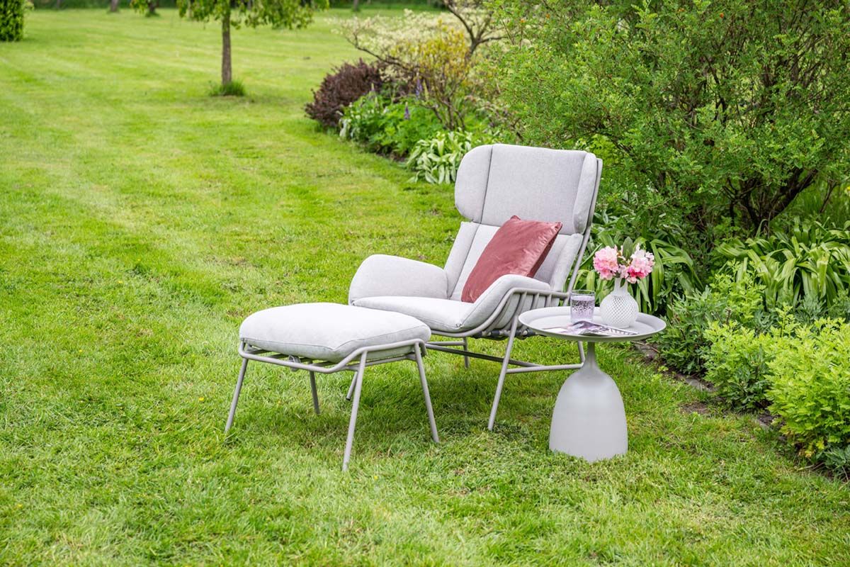 Garden impressions livorno relax fauteuil incl. Voetenbank