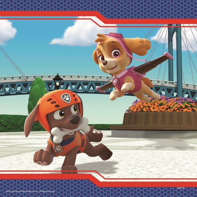 Puzzle-Box - Paw Patrol - Helden mit Fell - 3x49 Teile