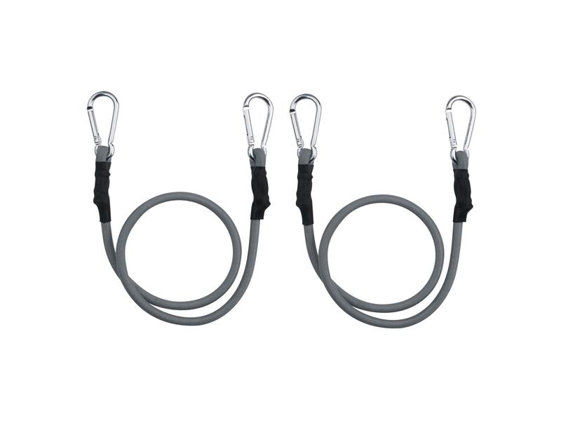 Windhager Expanderseil mit Karabiner, 2 Stück Seil