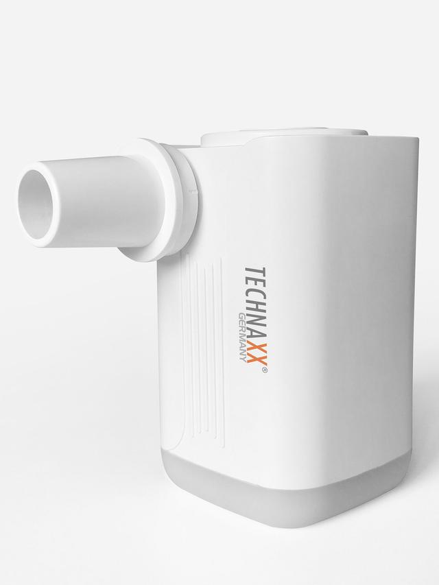 Mini-Akku-Luftpumpe mit LED & Powerbank