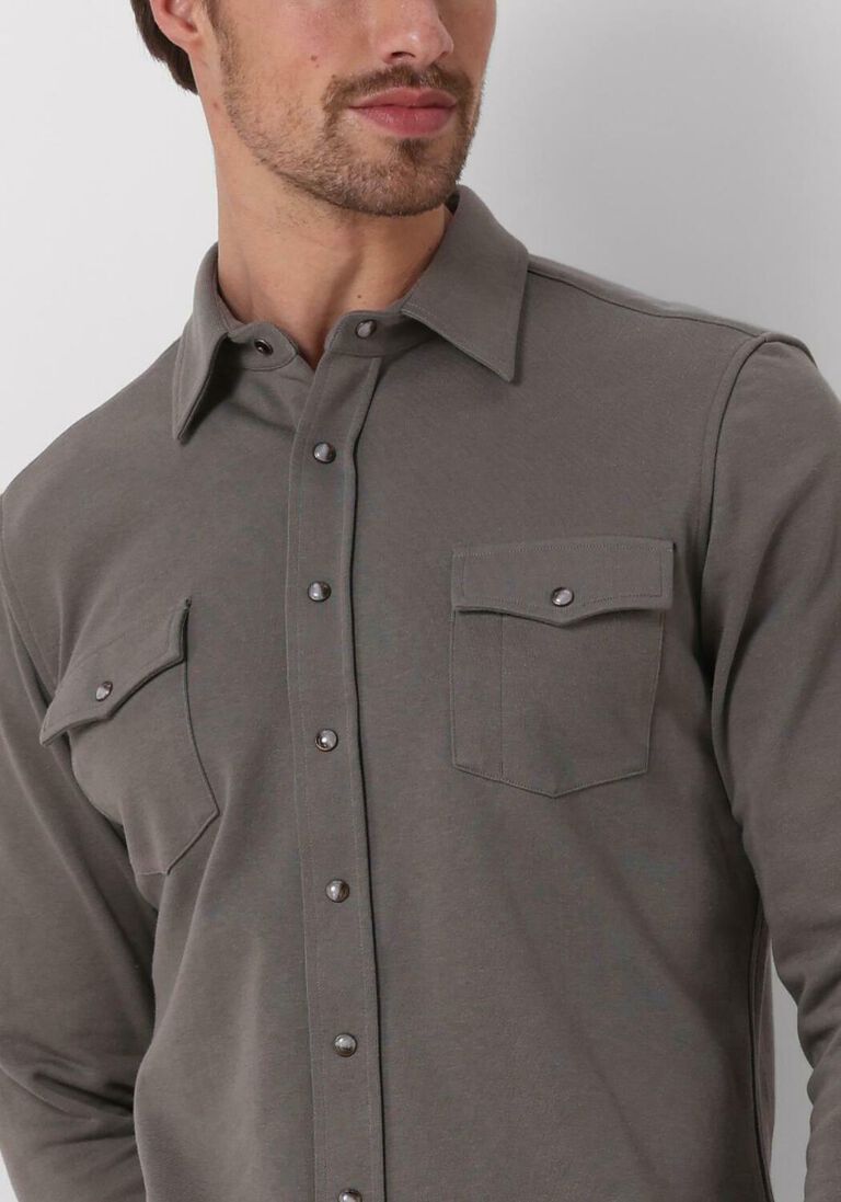PROFUOMO groene profuomo casual overhemd overshirt wester