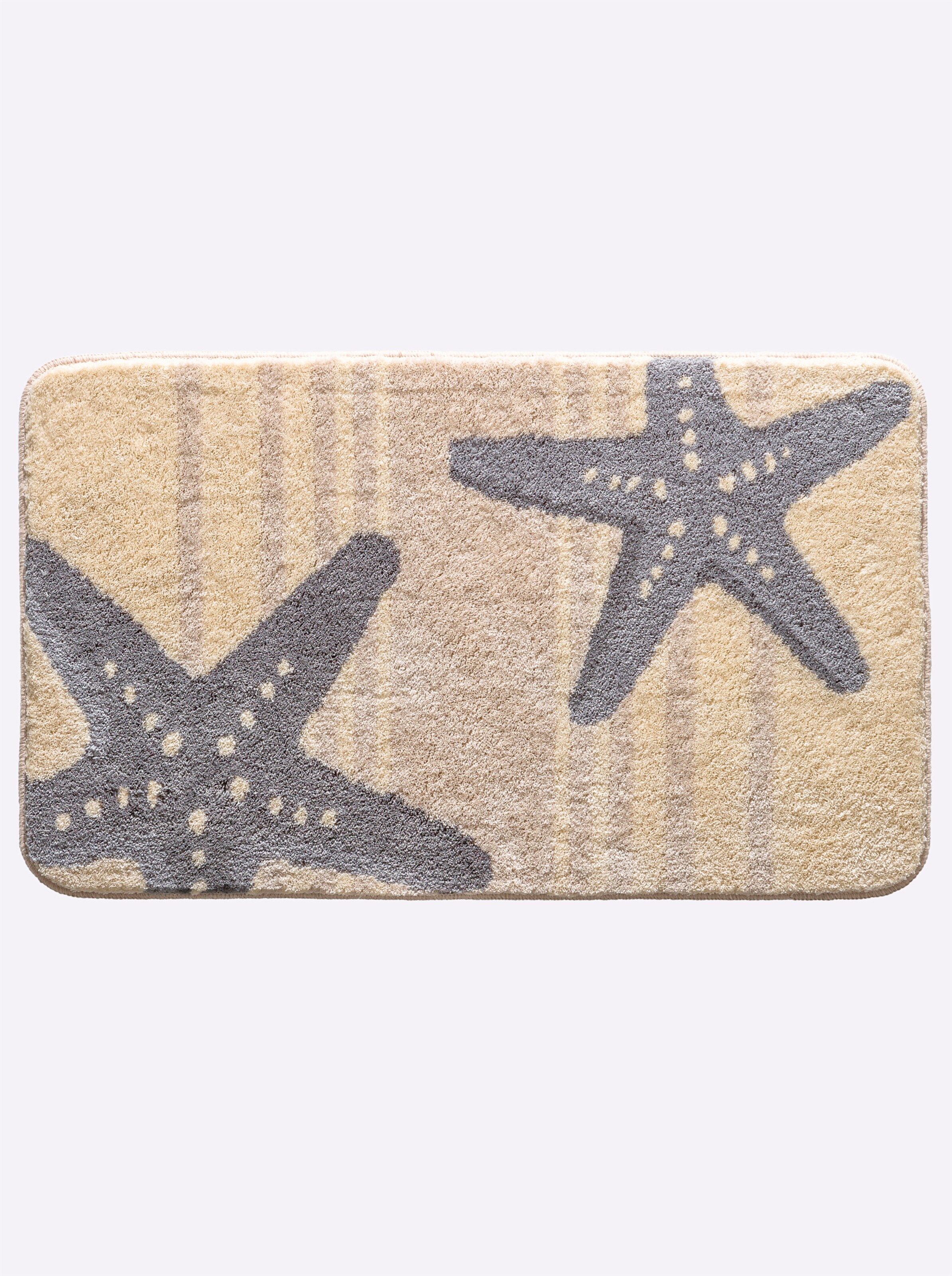 Kleine Wolke Badematte in beige-grau