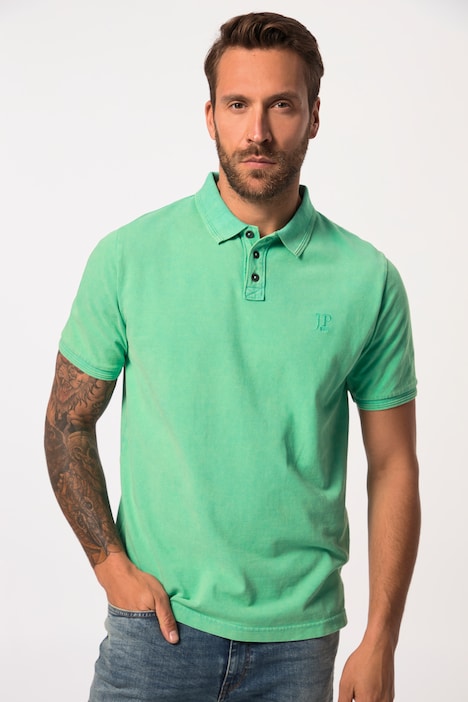 Poloshirt, Halbarm, Piqué, Vintage Look, bis 8 XL