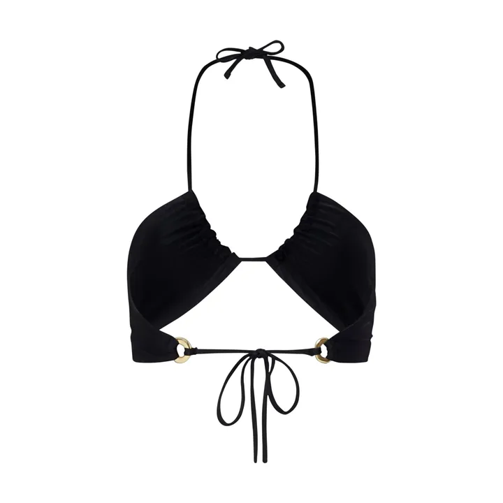 Alma Deia Haut de Maillot de Bain Triangle Inversé | Noir
