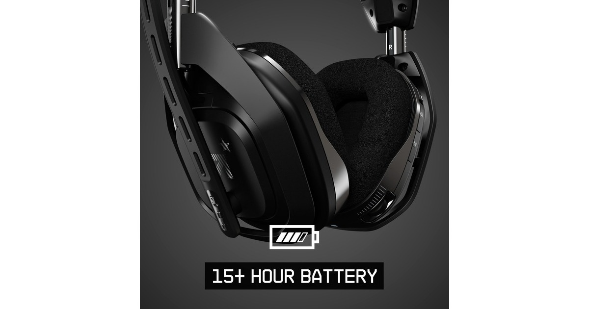 ASTRO GamingA50 Wireless headset (2019) + Basis Station over-ear gaming headset  (Zwart/zilver, Pc, Mac, PlayStation 4)
