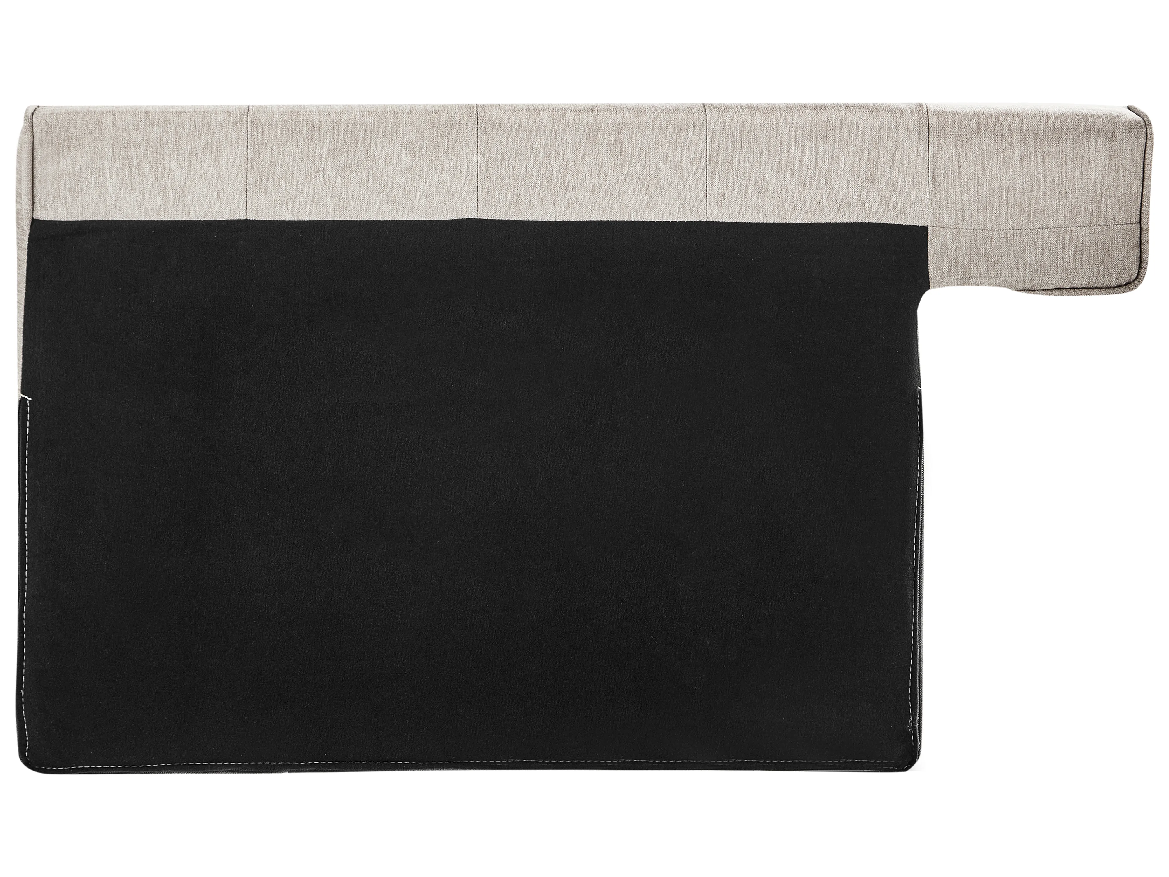 Bank 2-zits SKIVE Stof Taupe