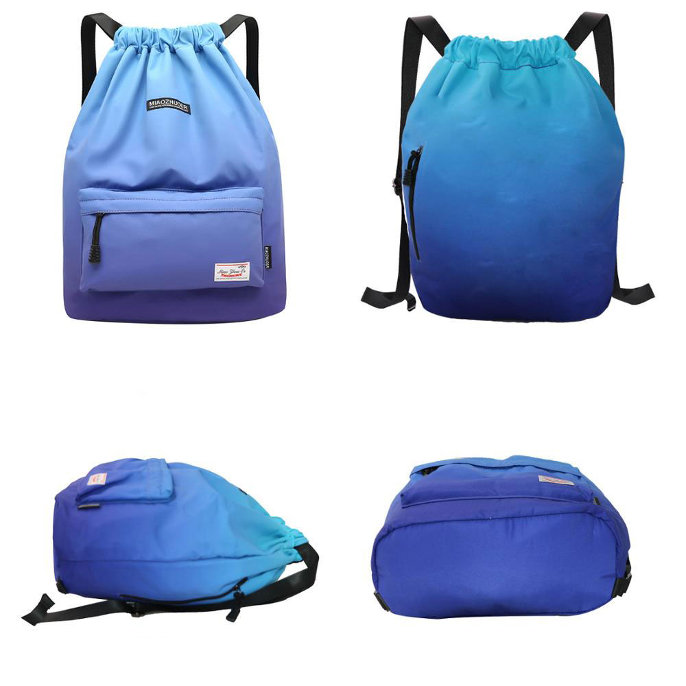 (42x32cm) Fashion Sporttasche Rucksack Wasserabweisend - Grau