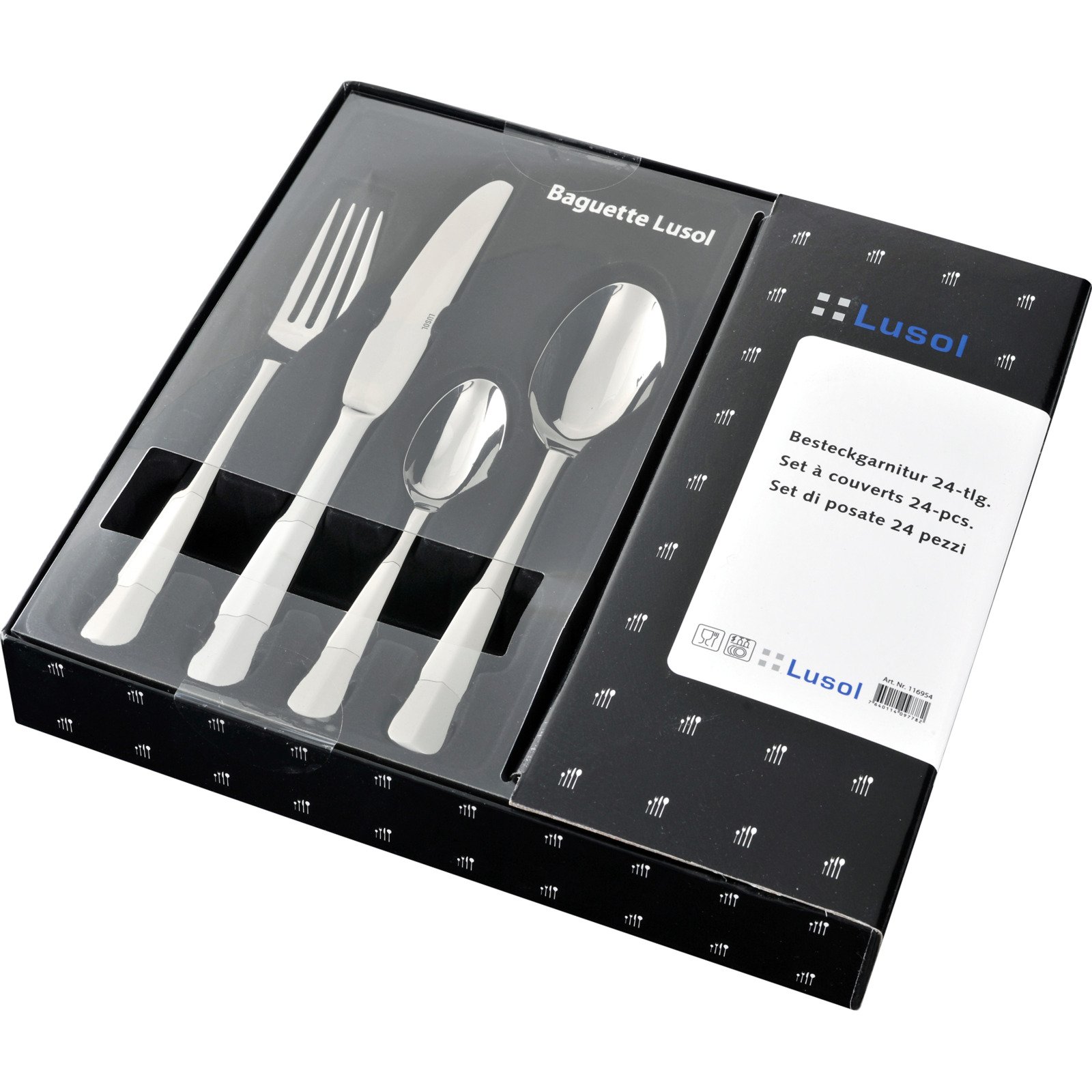 LUSOL Besteckset Baguette 24-teilig