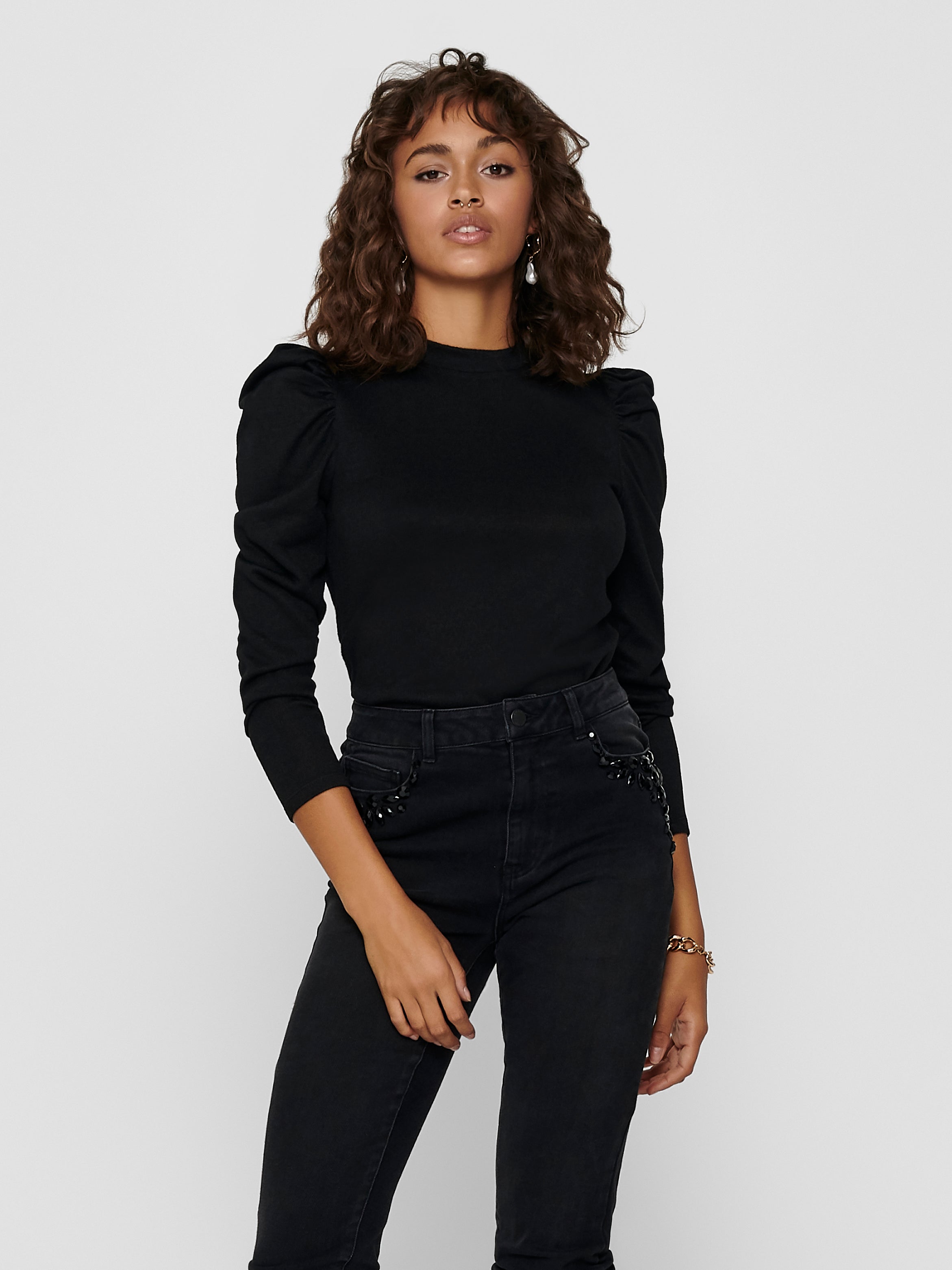 JDYTONSY Top Black