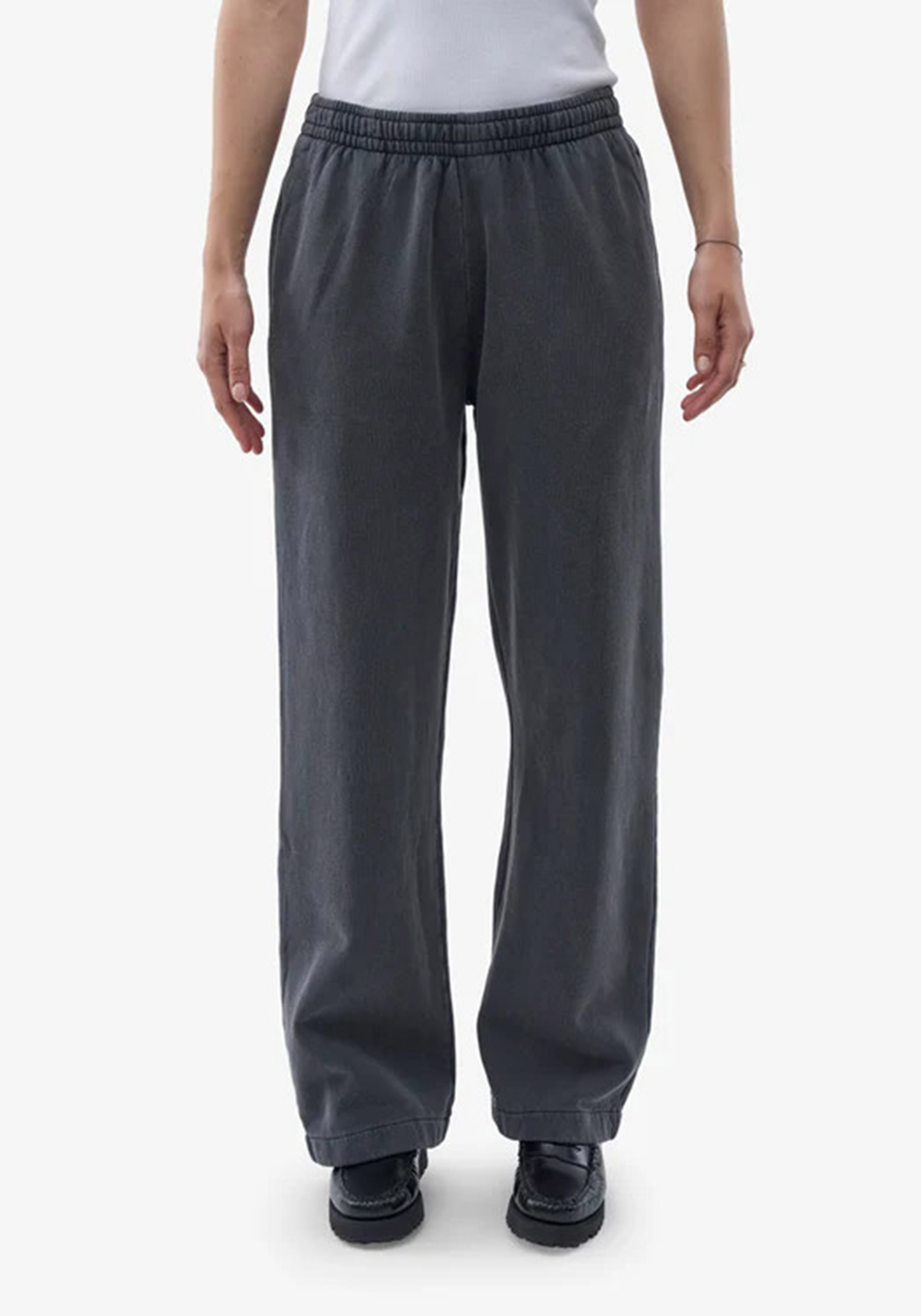 Colorful Standard Jogginghose Straight Leg Faded Black